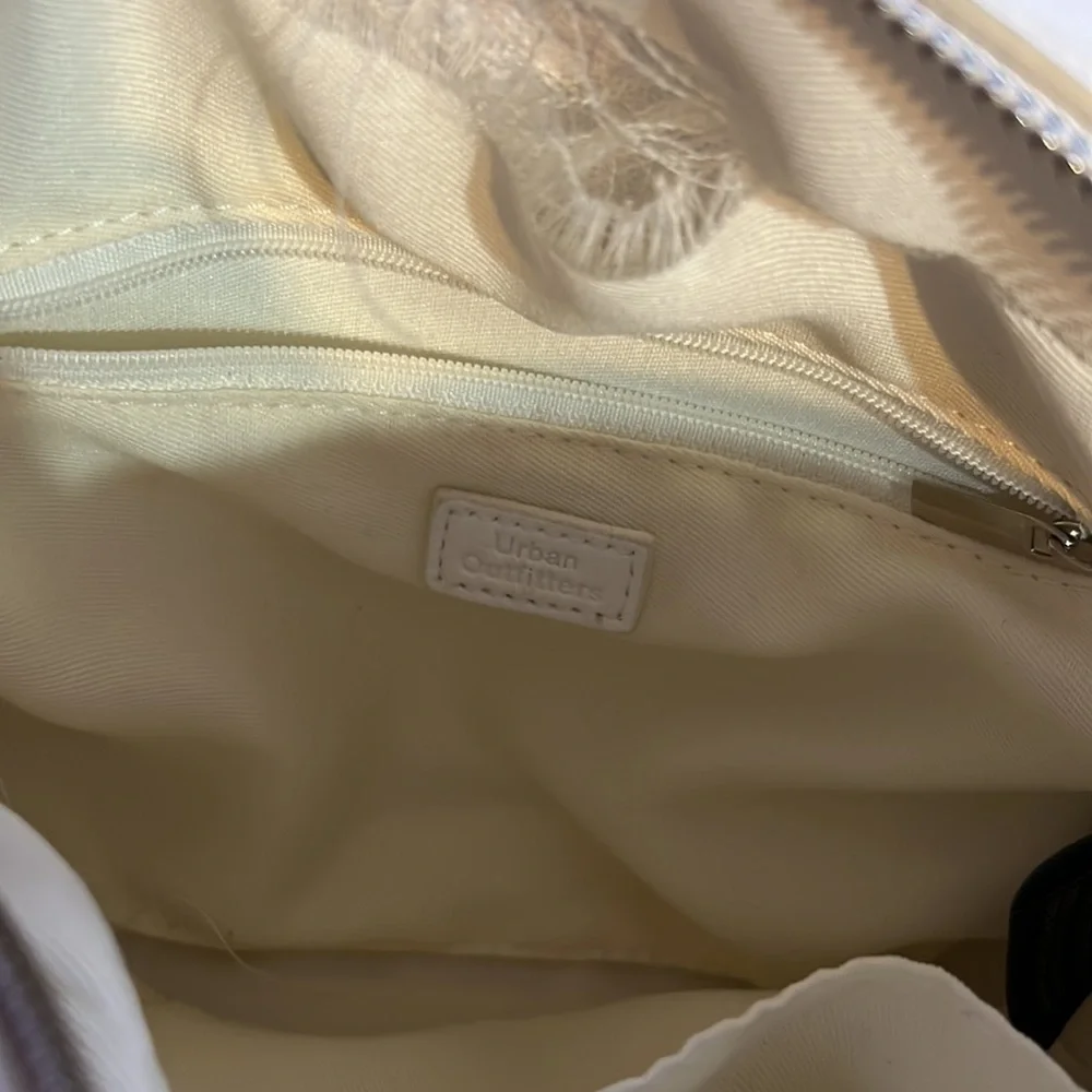 checkered camera bag